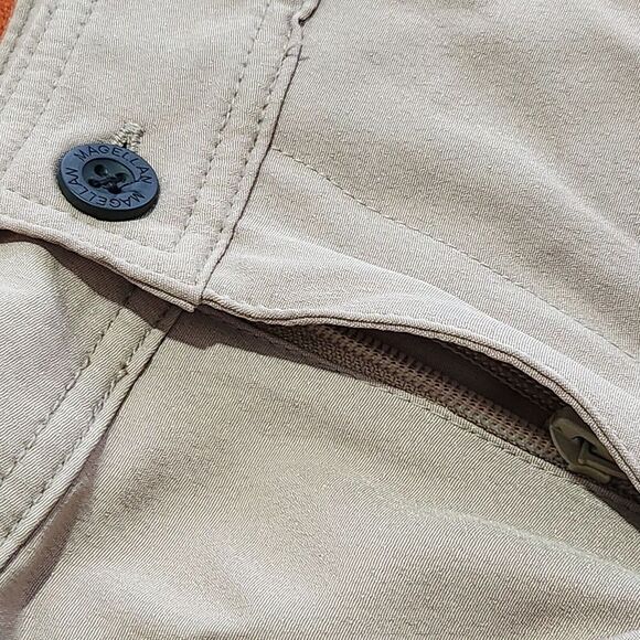 Magellan Shorts For Men Size 30 Khaki Color Water Repellent Fish Gear Summer - Picture 11 of 11
